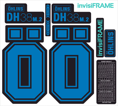 Ohlins DH38 M.2 Fork Decals 2025