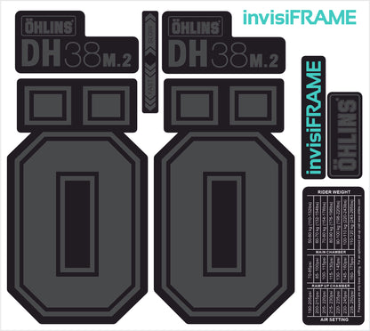 Ohlins DH38 M.2 Fork Decals 2025