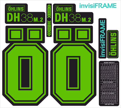 Ohlins DH38 M.2 Fork Decals 2025