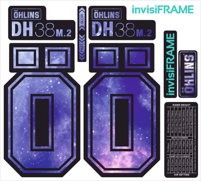 Ohlins DH38 M.2 Fork Decals 2025