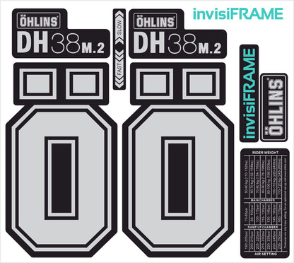 Ohlins DH38 M.2 Fork Decals 2025