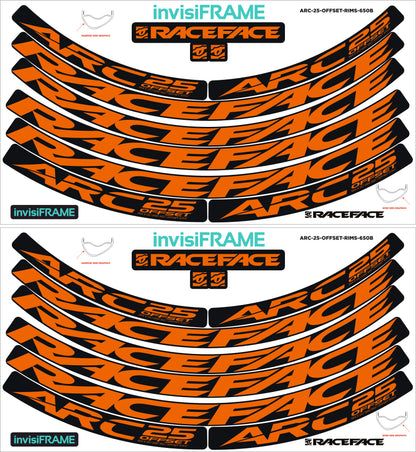 Raceface ARC 25 Offset 27.5 Decals