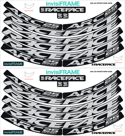 Raceface ARC 25 Offset 27.5 Decals
