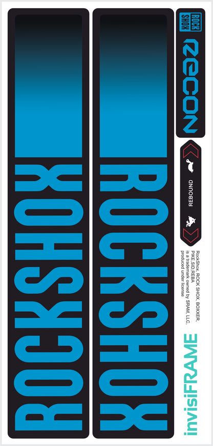Rock Shox Recon Gold Silver Boost 2023 Decals