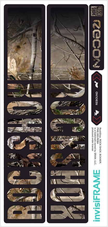 Rock Shox Recon Gold Silver Boost 2023 Decals