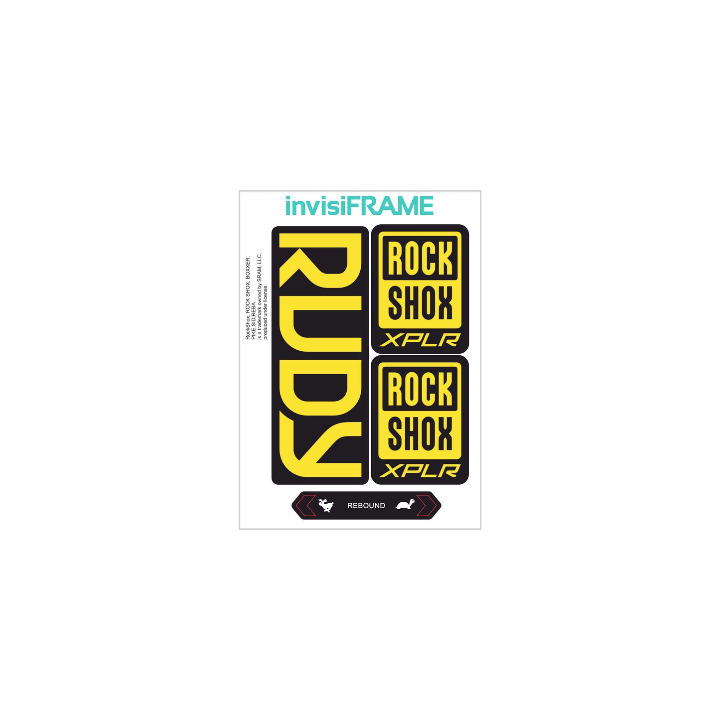 Rock Shox Rudy 2023 Decals