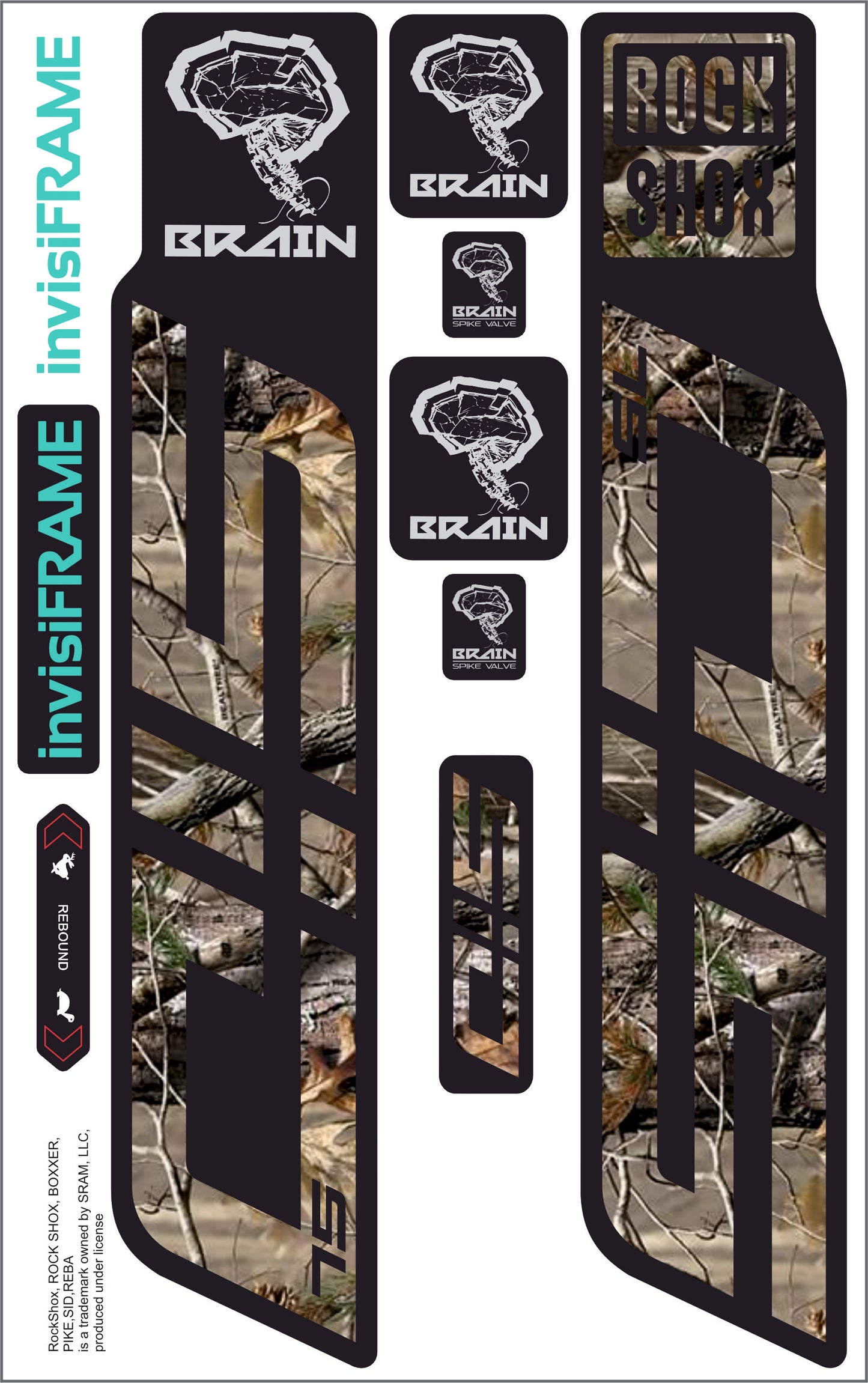Rock Shox SID SL BRAIN 2025 Decals