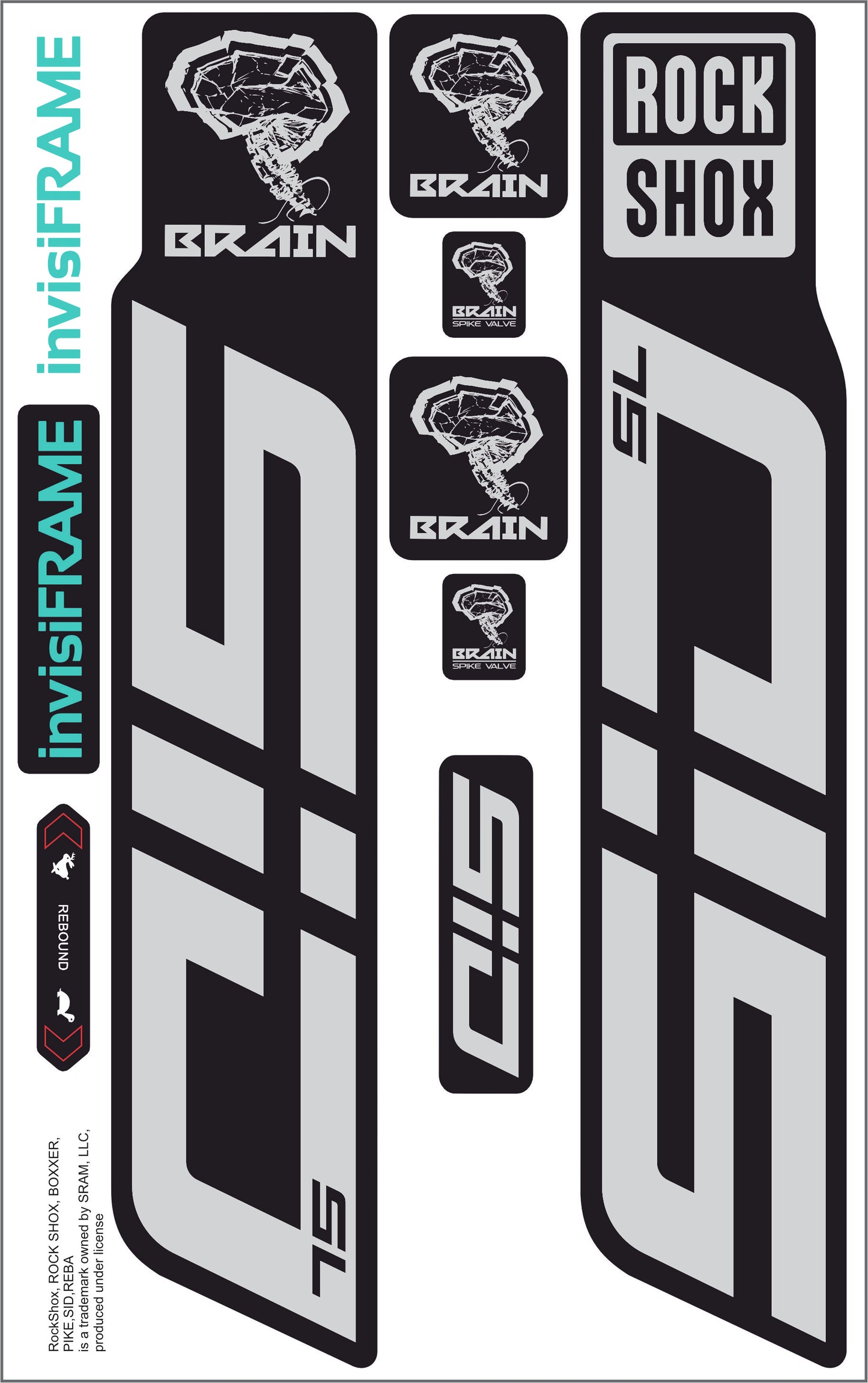 Rock Shox SID SL BRAIN 2025 Decals