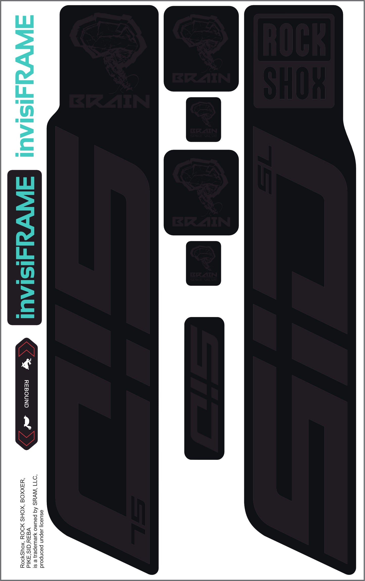 Rock Shox SID SL BRAIN 2025 Decals