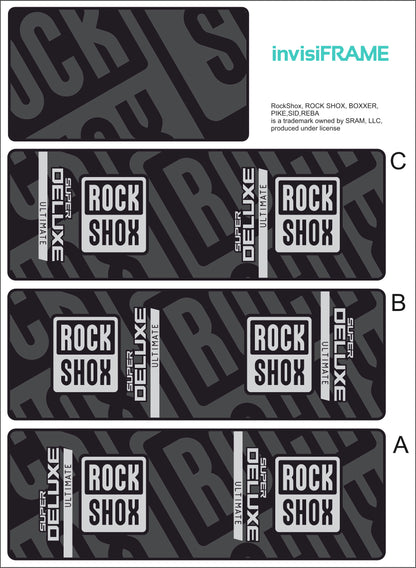 Rock Shox Super Deluxe Ultimate Decals 2025