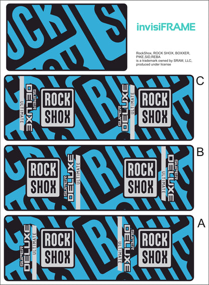 Rock Shox Super Deluxe Ultimate Decals 2025