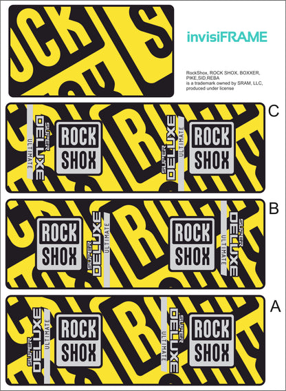 Rock Shox Super Deluxe Ultimate Decals 2025