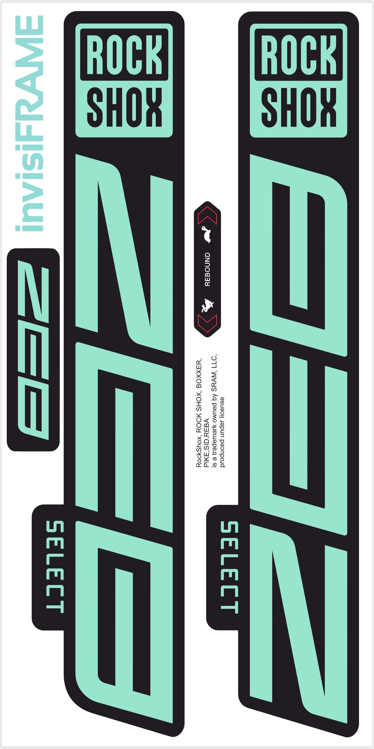 Rock Shox ZEB Select 2023 Decals