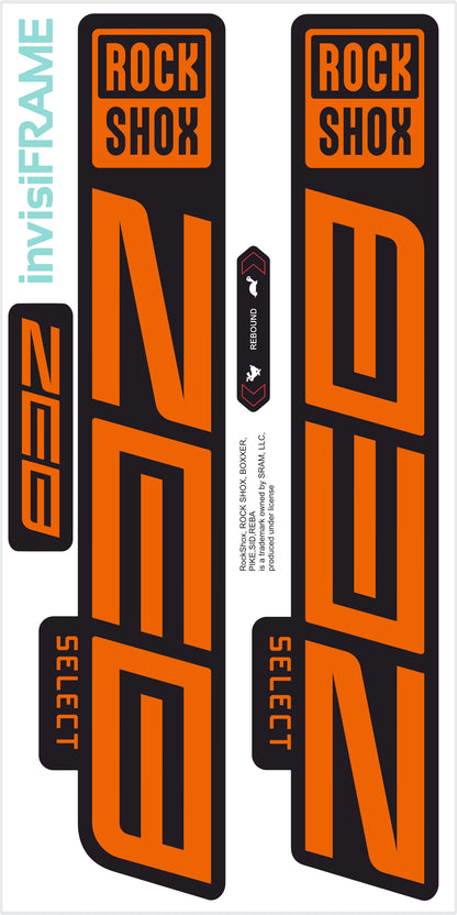 Rock Shox ZEB Select 2023 Decals