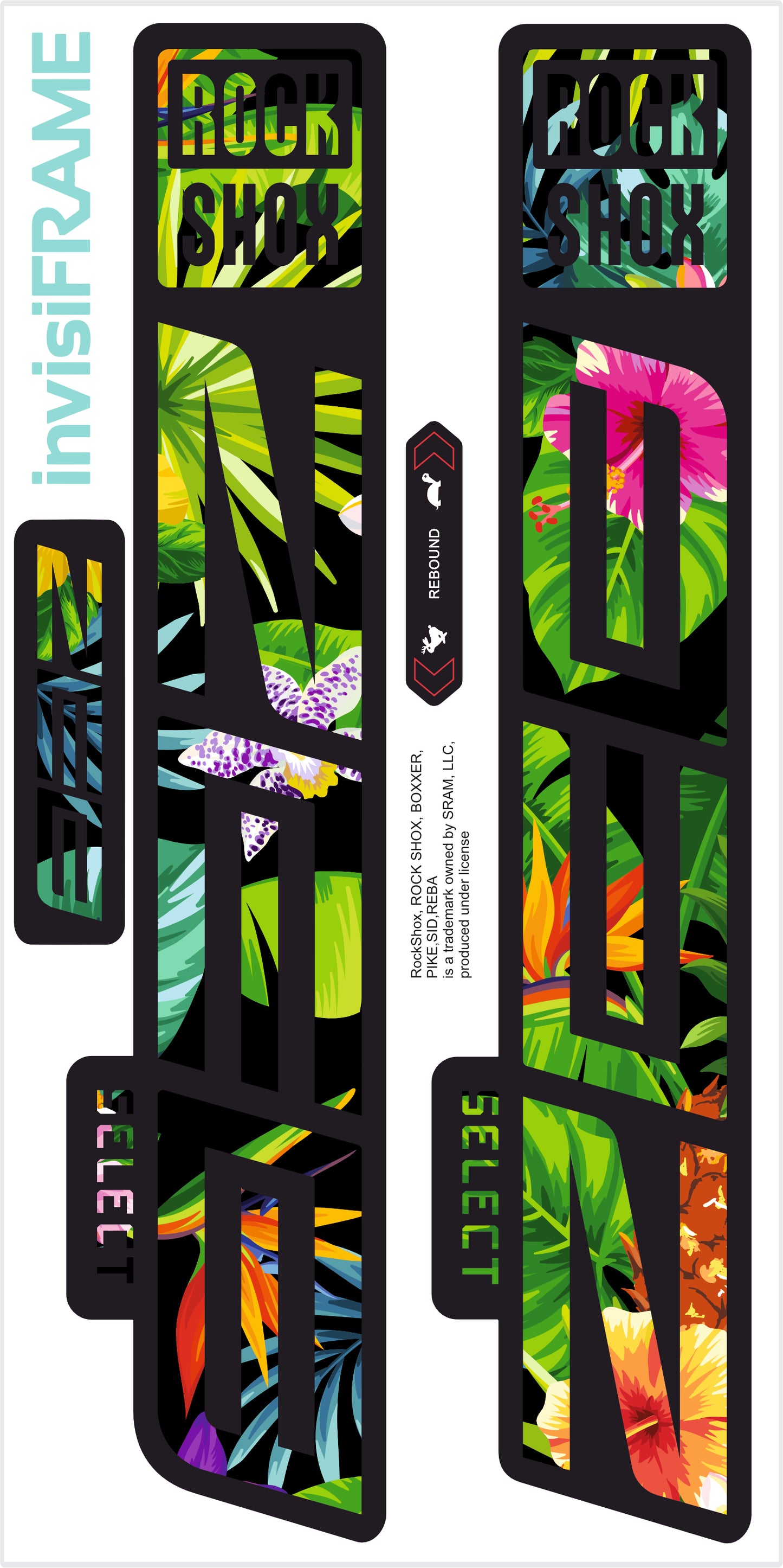 Rock Shox ZEB Select 2023 Decals