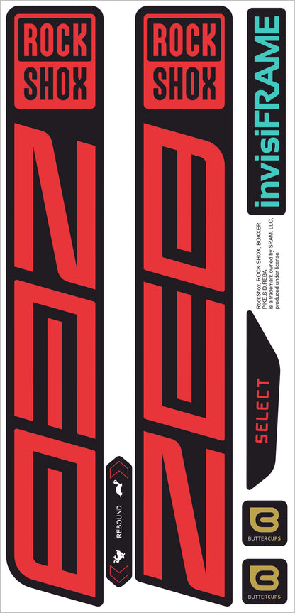 Rock Shox ZEB Select 2027 Decals