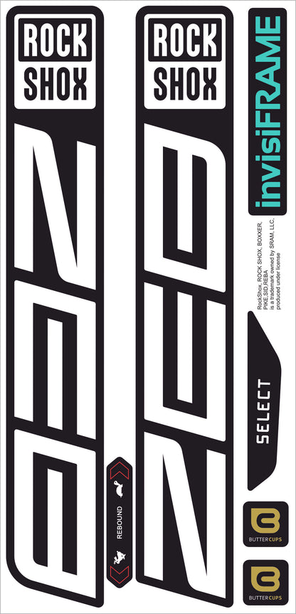Rock Shox ZEB Select 2027 Decals