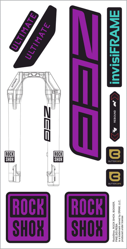 Rock Shox ZEB Ultimate 2027 Decals