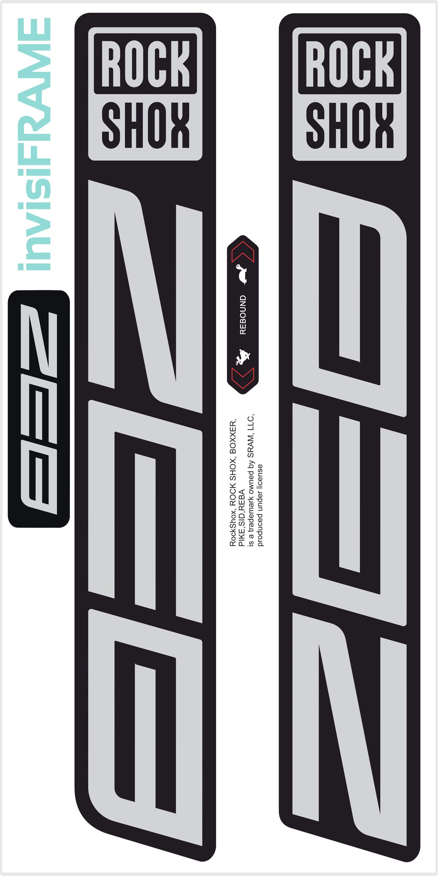 Rock Shox ZEB R 2023 Decals