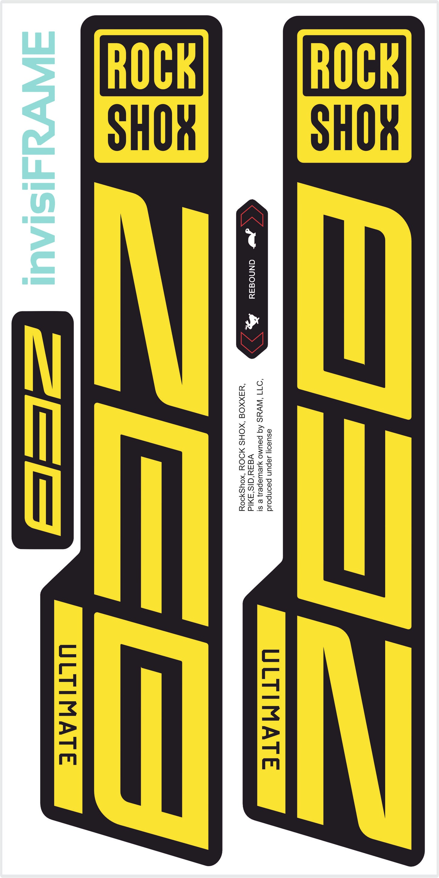 Rock Shox ZEB Ultimate 2023 Decals