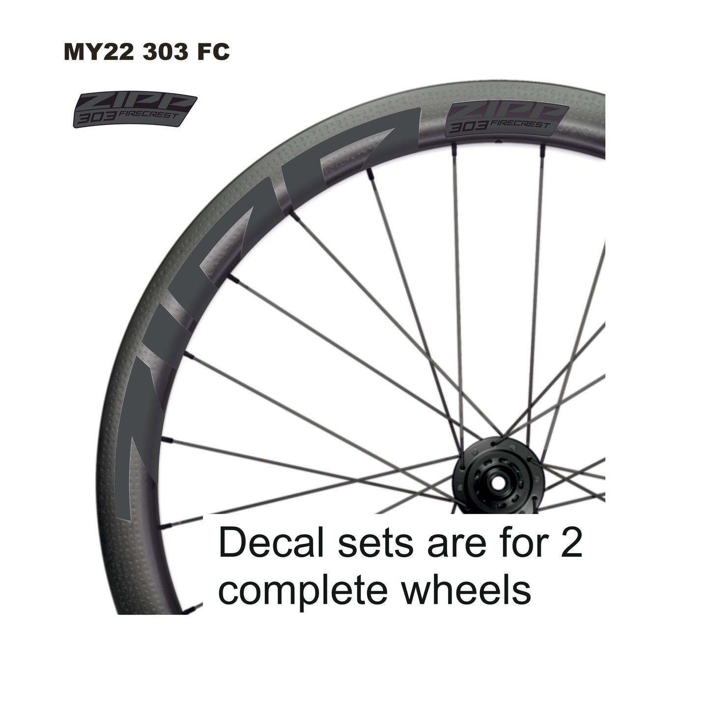 ZIPP 303 FIRECREST 2022 DECALS