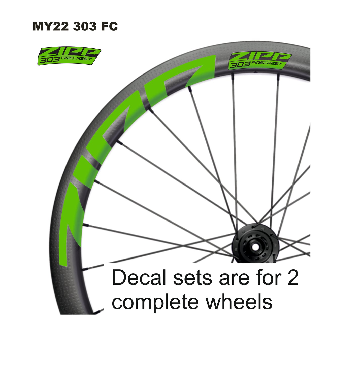 ZIPP 303 FIRECREST 2022 DECALS