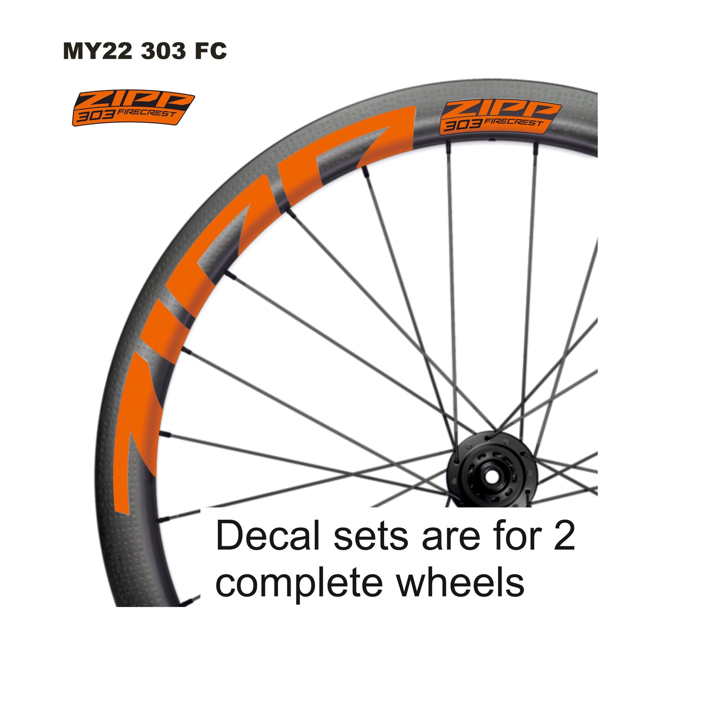 ZIPP 303 FIRECREST 2022 DECALS