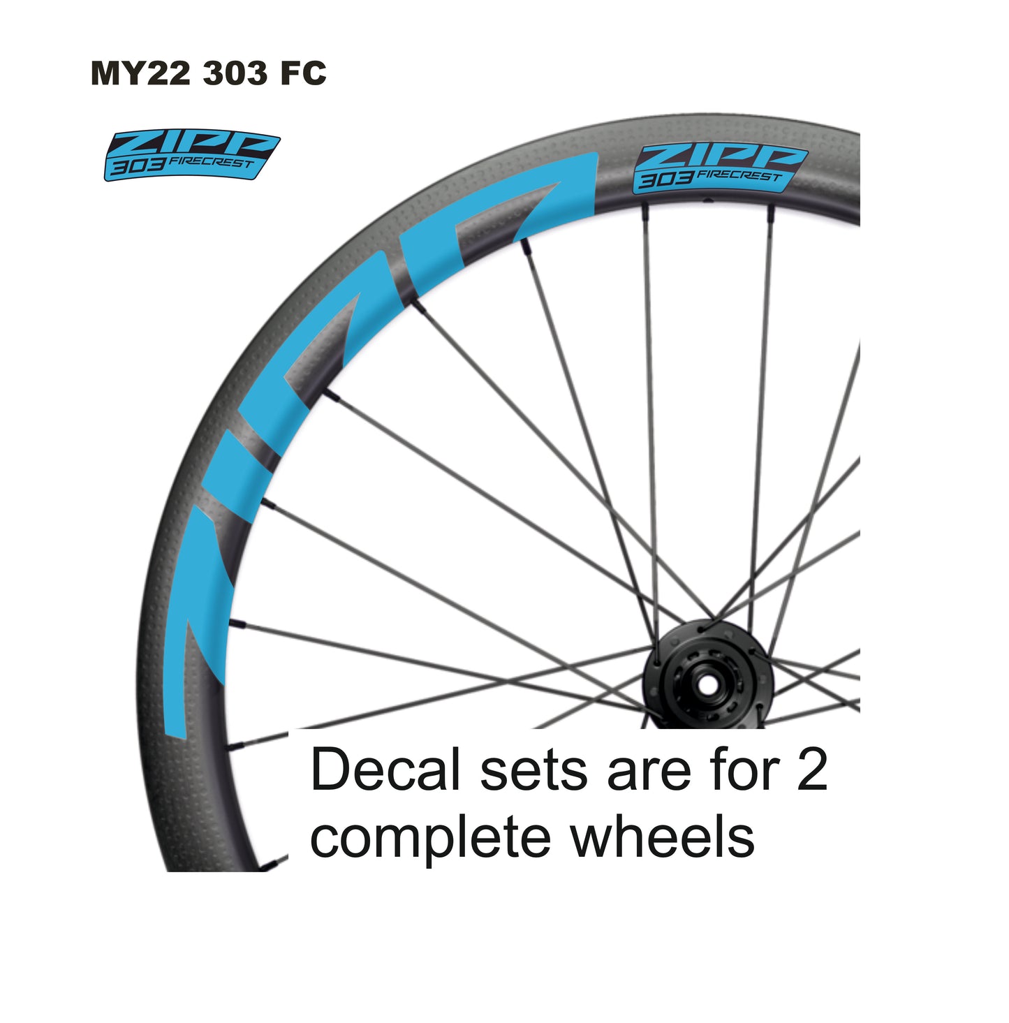 ZIPP 303 FIRECREST 2022 DECALS