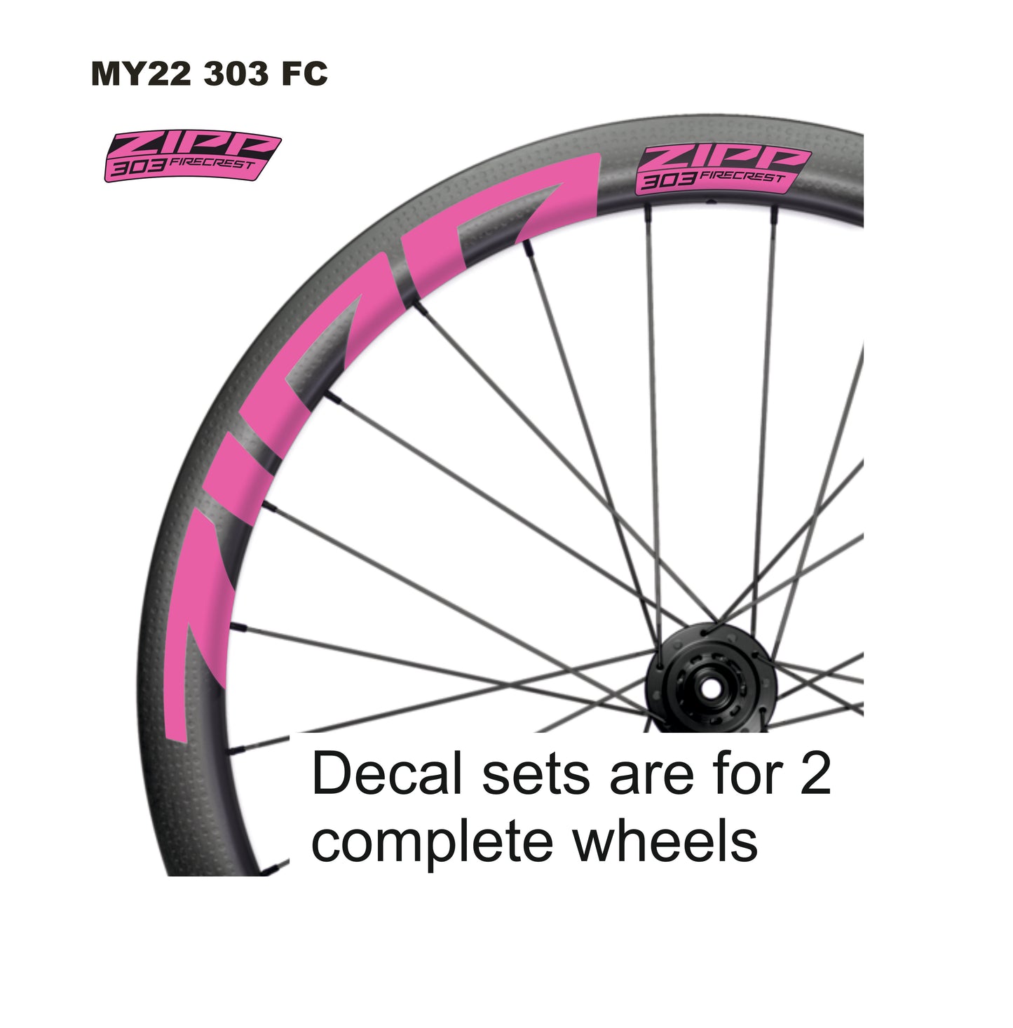ZIPP 303 FIRECREST 2022 DECALS
