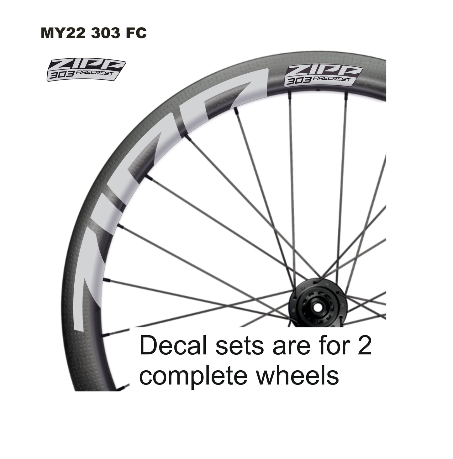 ZIPP 303 FIRECREST 2022 DECALS