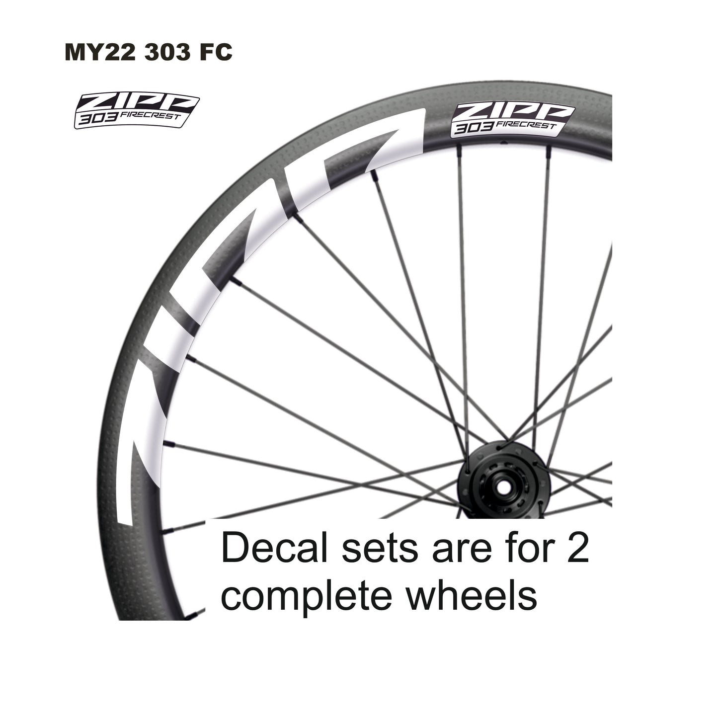 ZIPP 303 FIRECREST 2022 DECALS