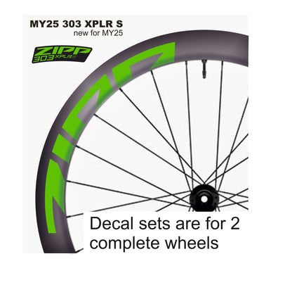ZIPP 303 XPLR S 2025 DECALS