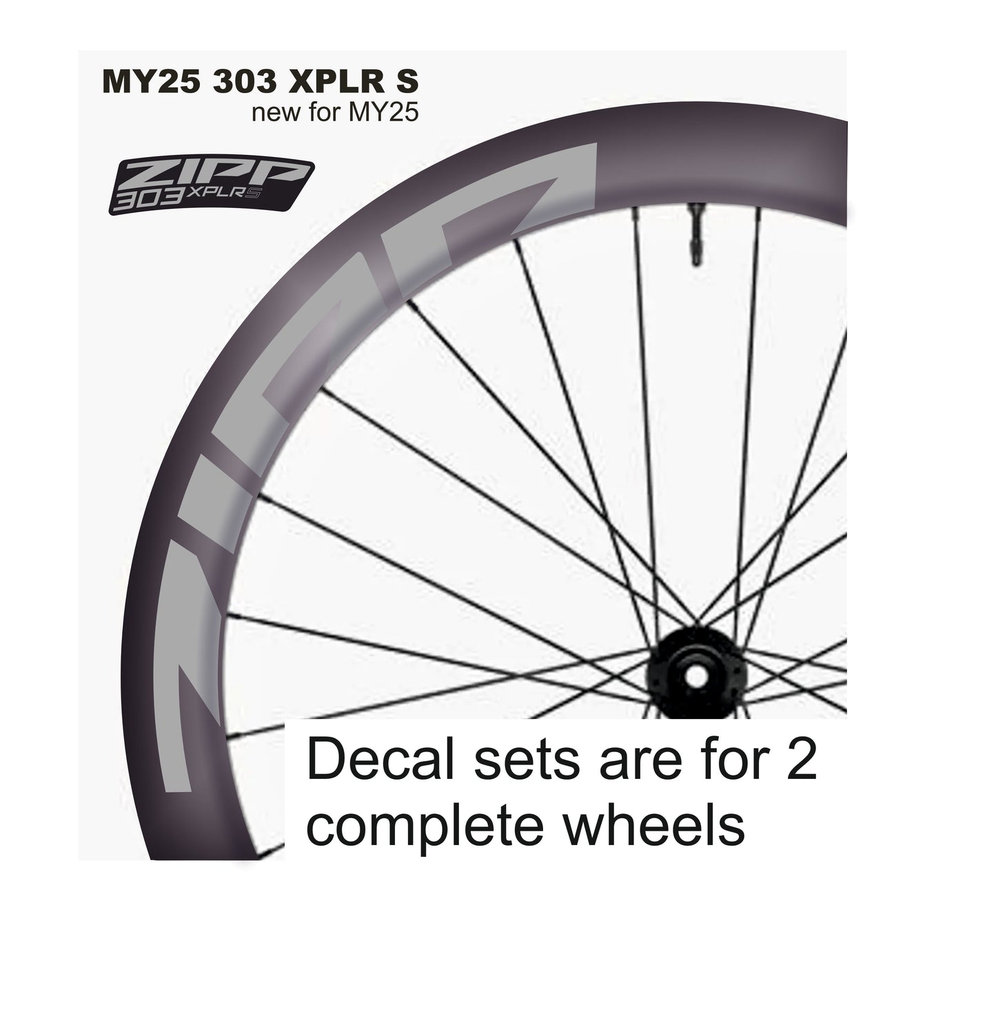 ZIPP 303 XPLR S 2025 DECALS