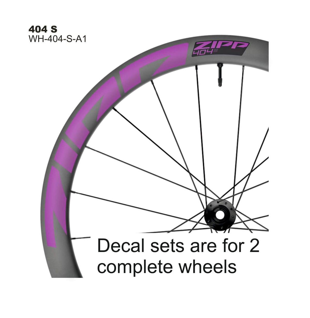 ZIPP 404 S 2022 DECALS