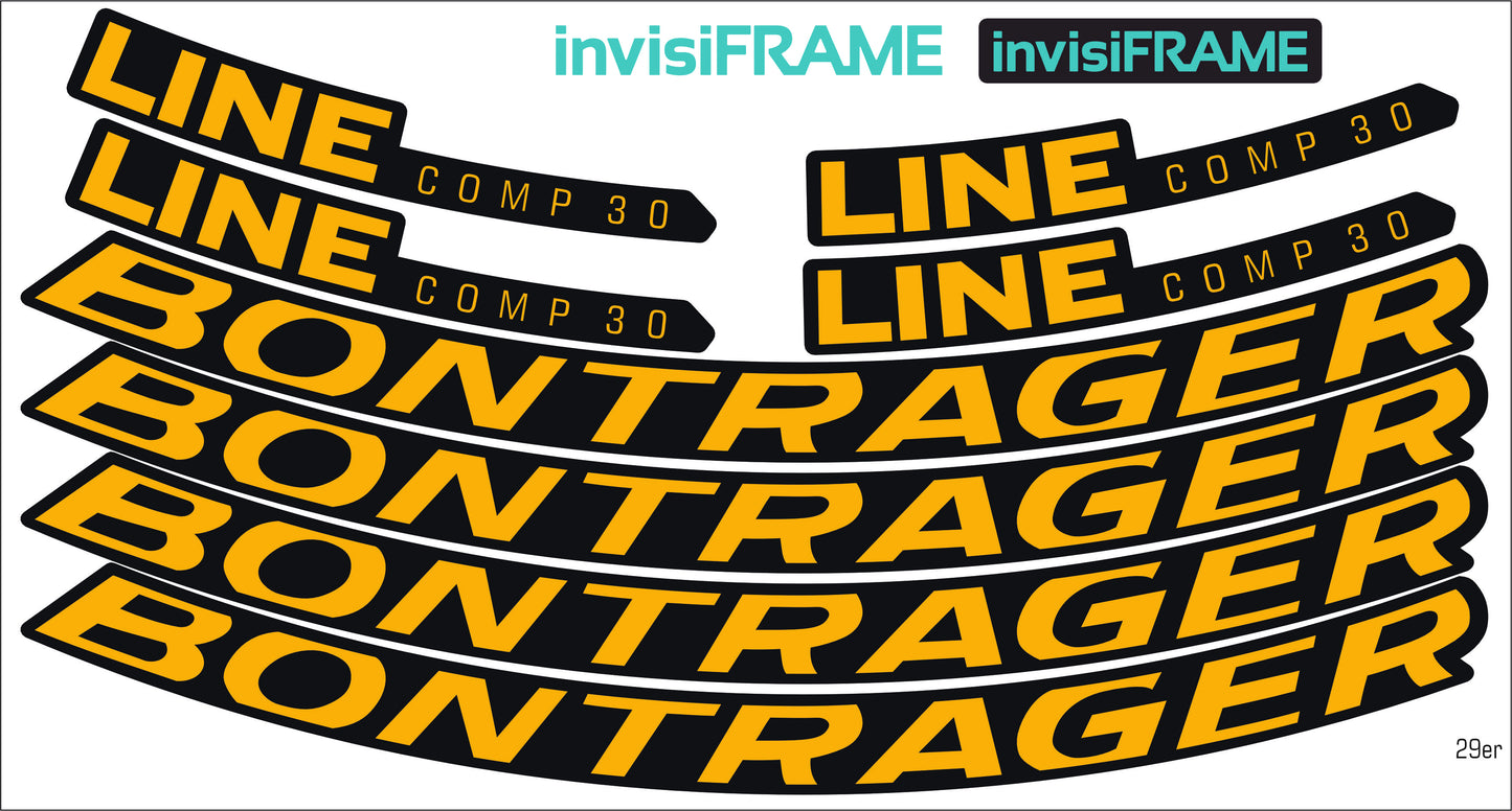 Bontrager Line Comp 30  x 2 Decals