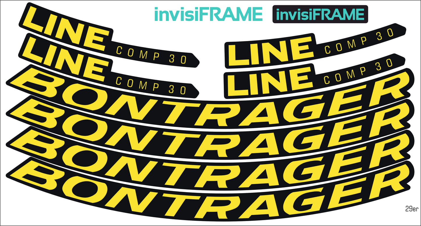 Bontrager Line Comp 30  x 2 Decals