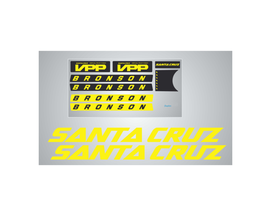 Santa Cruz Bronson 2017 Decals