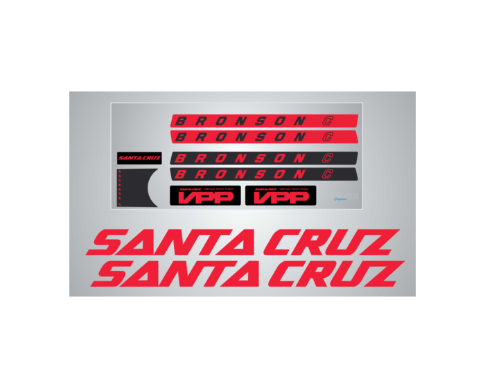 Santa Cruz Bronson C 2017 Decals