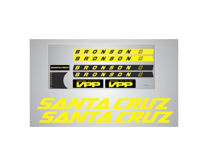 Santa Cruz Bronson C 2017 Decals