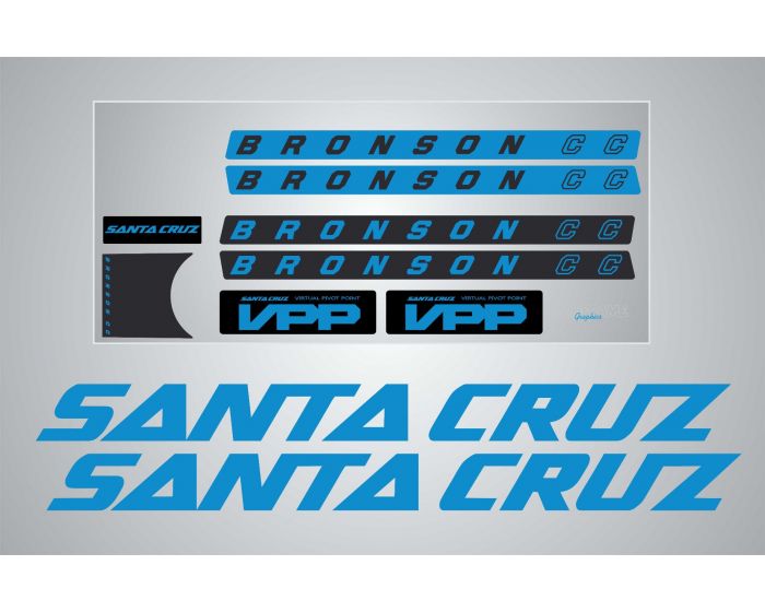 Santa Cruz Bronson CC 2017 Decals