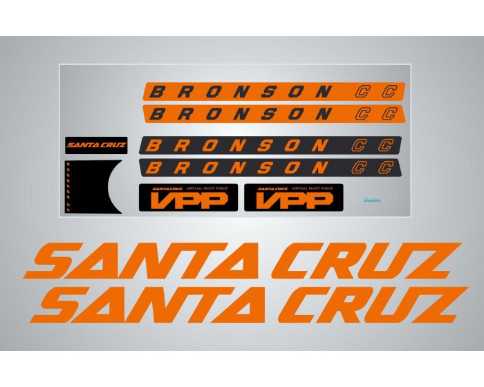 Santa Cruz Bronson CC 2017 Decals