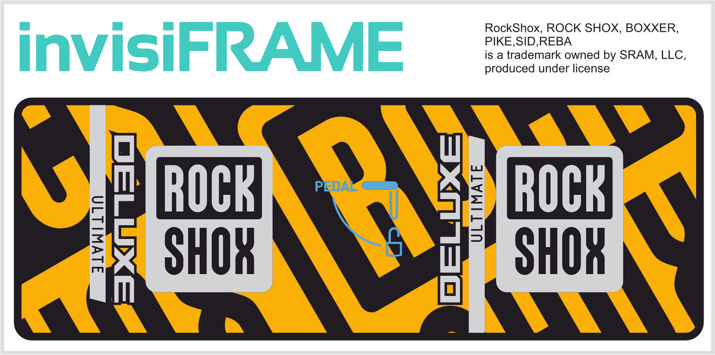 Rock Shox Deluxe Ultimate 2023 Decals