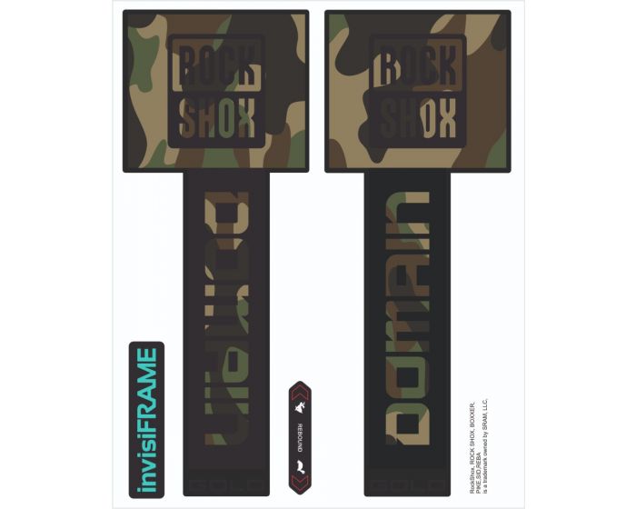 Rock Shox Domain Gold Diff 2025 Decals