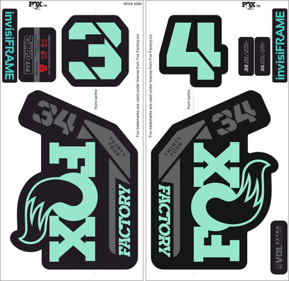 Fox 34 Factory 2021 Decals