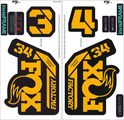 Fox 34 Factory 2021 Decals