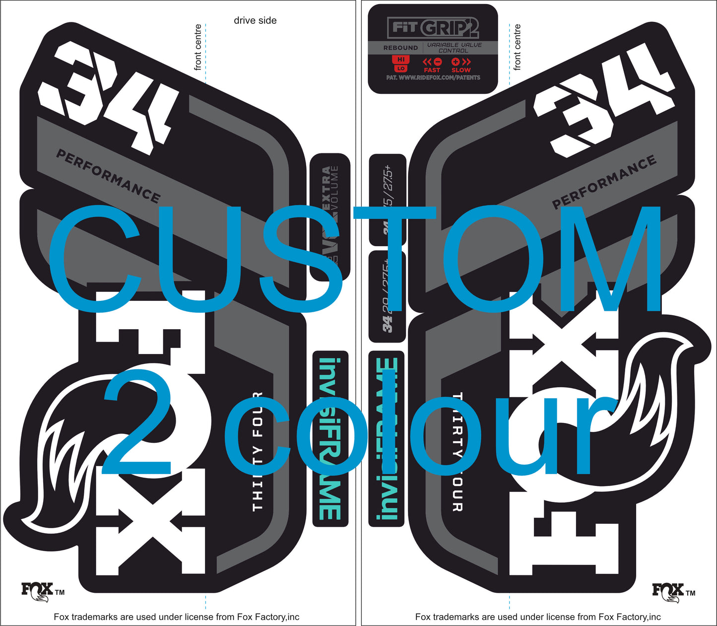 Fox 34 Performance 2021 Decals