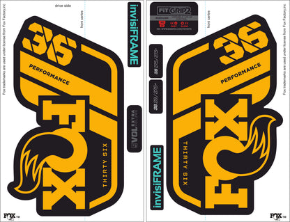 Fox 36 performance 2021 Decals