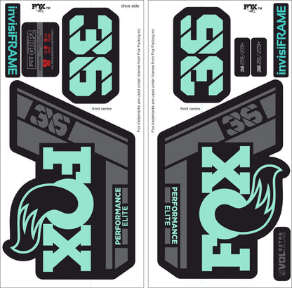 Fox 36 Performance Elite 2021 Decals