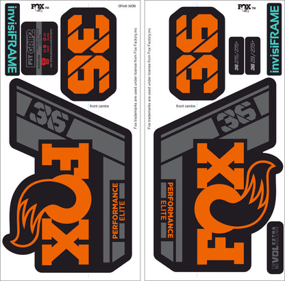 Fox 36 Performance Elite 2021 Decals