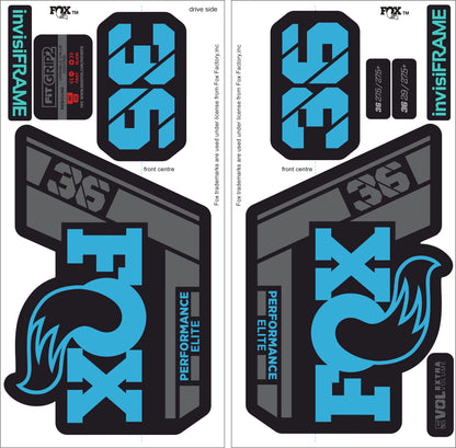 Fox 36 Performance Elite 2021 Decals